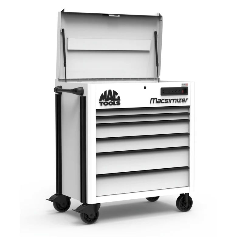 中古美品 MAC TOOLS マックツール マキシマイザーユーティリティカート J-UC4125FD  特注品　工具箱 正規輸入品] マックツールズ 6ドロワー マキシマイザーカート