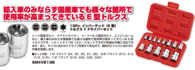 正規輸入品] マックツールズ 13Pc.E型トルクス ソケットセット 